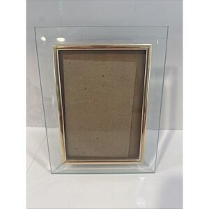 Vintage Frame Glass Gold Accent Picture Photo Frame